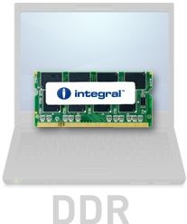 Módulo de memoria RAM integral™ para ordenador portátil - Notebook - 512 MB - 200 pines - DDR - SoDIMM - 333MHz / PC2700 - Non ECC