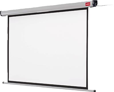 NOBO PANTALLA DE PROYECCION ELECTRICA.DOBLE FIJACIÓN EN PARED O TECHO. DIMENSIONES 192X144 CM REF. 1901972 / NOBO-155965