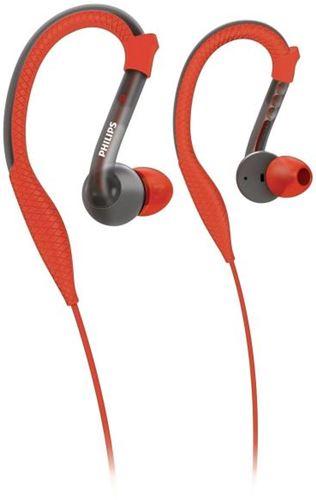 Philips Cascos/Auriculares con Cable SHQ3200 - Ajuste seguro y cómodo - Diseñado para un alto rendimiento - Negro y Rojo