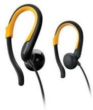 Philips SHS4800 - Auriculares ( sobre el oído ) - Diseño ajustable - Gancho ajustable que se adapta a todas las orejas - Almohadillas de aire acolchadas - Negro
