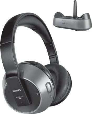 Philips SHC8535 - Auriculares ( audífono ) - Inalámbrico - Olvidarás de que los llevas puestos - Almohadillas suaves premoldeadas - Negro