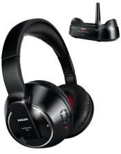 Philips SHC8575 - Auriculares ( audífono ) - Inalámbrico - Infrarrojo - Suaves almohadilla - Tres sistemas de ajuste para mejor adaptación - Negro