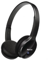 Philips Cascos/Auriculares Inalámbricos SHB4000 - Bluetooh - Recargable USB - Disfrute de un sonido claro y natural - Negro