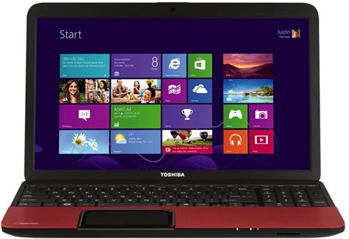 Toshiba Satellite C855-2FE - Core i3 3120M / 2.5 GHz - Windows 8 64-bit - 4 GB RAM - 500 GB HDD - DVD SuperMulti - 15.6" TruBrite panorámico 1366 x 768 / HD - Intel HD Graphics 4000 - Rojo