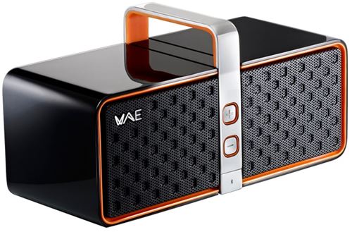 Altavoces Hercules WAE - Wireless Audio Experience - Wireless Speaker BT03 - 2.0 - 12 W RMS - Bluetooth - Negro y Rojo