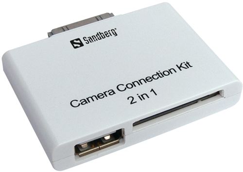 440-35 Sandberg Camera Link for iPad 1+2+3 - Camera Connection Kit 2 in 1