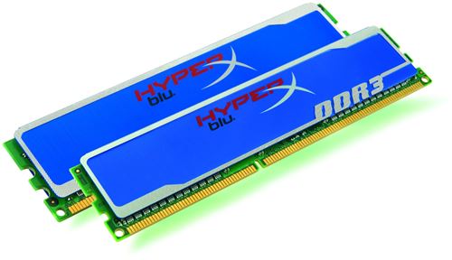 Memoria RAM Kingston HyperX blu DDR3 4GB (2 x 2GB) - DIMM 240 pines - 1600MHz (PC3-12800) - No ECC - CL9 - 1.65V