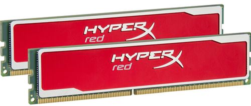Memoria RAM Kingston HyperX blu Red Series DDR3 8GB (2 x 4GB) - DIMM 240 pines - 1600MHz (PC3-12800) - No ECC - CL9 - 1.65V