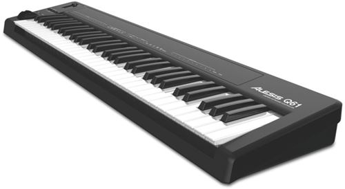Teclado controlador Alesis Q61 USB/MIDI de 61 teclas.