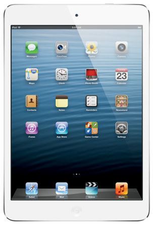 Apple iPad mini Wi-Fi + Cellular - Tableta - iOS 6 - 64 GB - 7.9" IPS ( 1024 x 768 ) - cámara posterior + cámara frontal - Wi-Fi, Bluetooth - 4G - blanco y plata