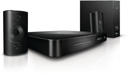 Home cinema Philips HTS4282 - Sistemas de cine en casa 2.1 - Blu-ray en 3D y base para iPod/iPhone - Extraordinaria calidad para películas y música - Potencia 400 W RMS