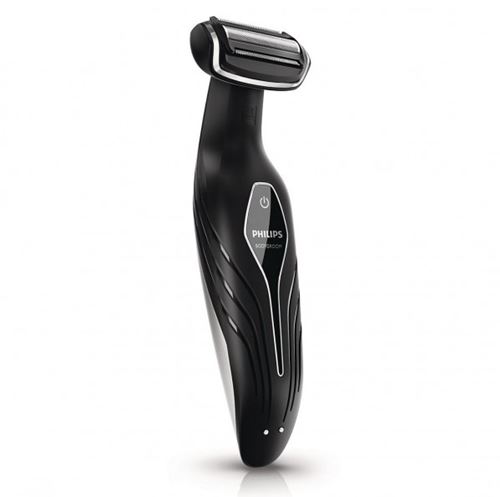 Afeitadora Corporal Bodygroom Plus Philips BG2036 - Hipoalergénica - Autonomía 50 minutos - Resistente al agua - 7mm - Sin cable - Accesorio para la espalda - 3 x Peina-guía - Negra
