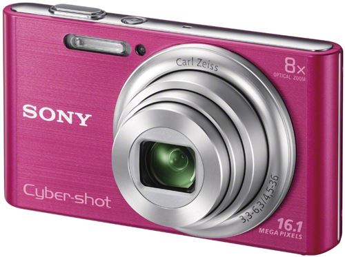 Cámara digital Sony Cyber-shot DSC-W730P con 16,1 Megapixels, zoom óptico de 8x, HD, Modo automático inteligente, LCD de 6,7 cm (2,7"), óptica Carl Zeiss