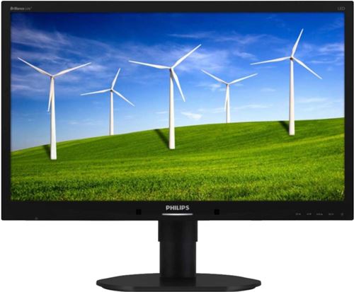 Monitor LCD Philips Brilliance 220B4LPCB B-line con PowerSensor - 22" LED - 16:10 - 5 ms - Ajustable - 1680 x 1050 - 250 cd/m² - 1.000:1 - Multimedia - DVI-D - VGA - USB 2.0 - Negro