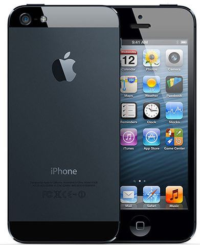 Teléfono móvil libre Apple iPhone 5 negro - Fino, estilizado y capaz de cualquier cosa. 9 milímetros más alto que el iPhone 4S pero igual de ancho. Chip A6 que ofrece hasta el doble de rendimiento