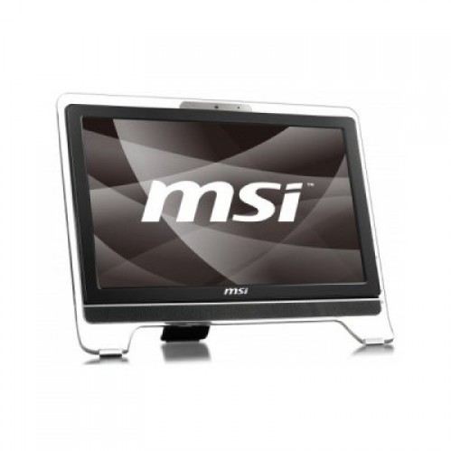 Ordenador Sobremesa AIO MSI Wind Top AE1921 Serie Entertainment, LCD Táctil 18.5" 1366x768, 16:9, Intel® Atom™ D525 1.8GHz, 2GB DDR3, 320GB SATA2, Intel® GMA3150, VGA, WiFi, Webcam, DVD Multi, Negro