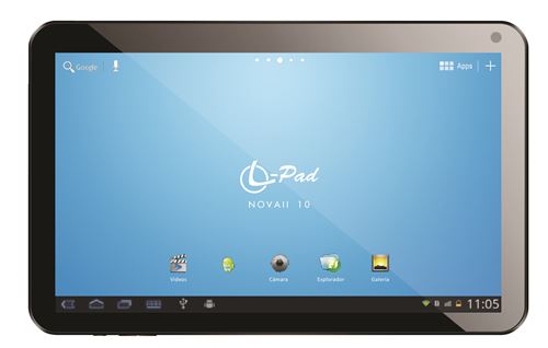 Tableta Leotec L-PAD Nova II 10.1" HD Multitáctil Capacitivo - A9 DC 1.6GHZ - GPU Mali 400 - 8 GB Nand Flash - 1 GB RAM - Android™ 4.1 - HDMI - Bluetooth - USB 2.0 / OTG - Webcam x 2 - Bat. 6500 mAh