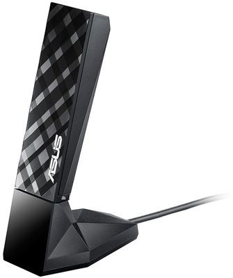 Adaptador inalámbrico USB AC1200 dual-band Asus USB-AC53 - Dos antenas integradas - Linux - Mac