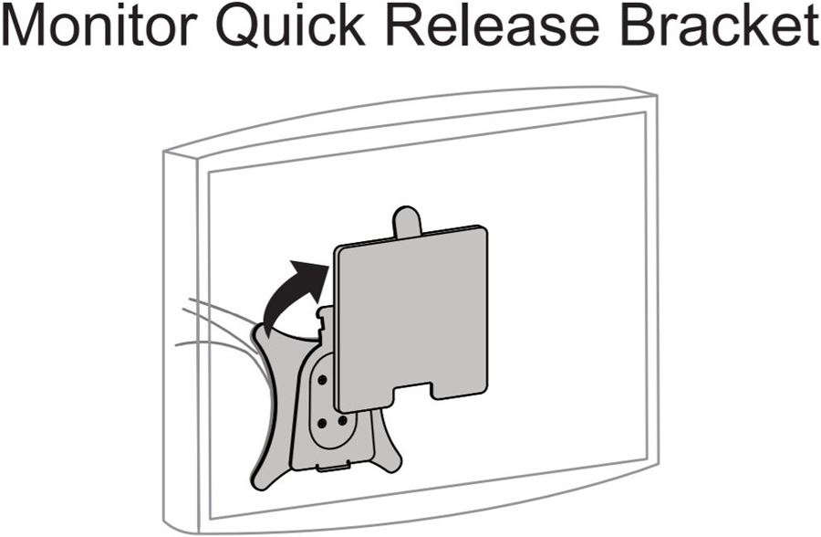 Ergotron 60-589-060 Quick Release LCD Bracke…