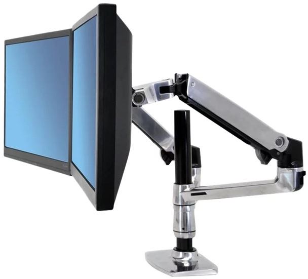 Ergotron 45-248-026 LX Dual Stacking Arm - K…