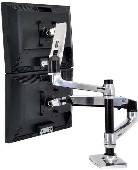 Ergotron 45-248-026 LX Dual Stacking Arm - K…