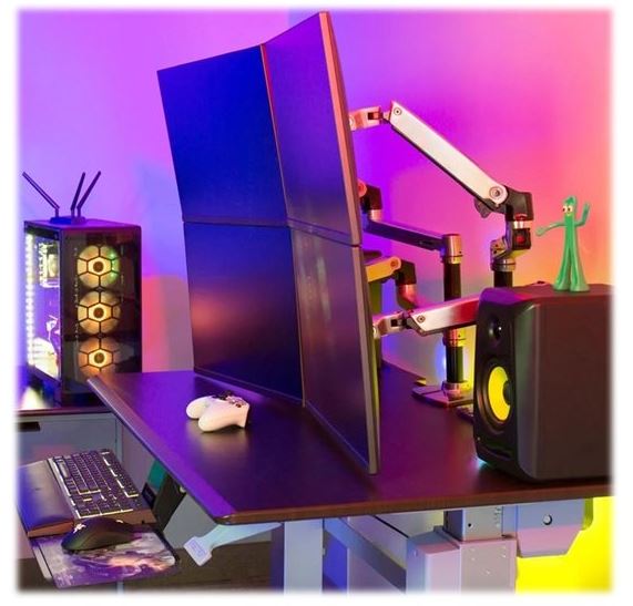 Ergotron 45-248-026 LX Dual Stacking Arm - K…