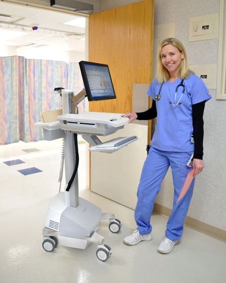 Ergotron SV42-6202-2 StyleView EMR Cart with…