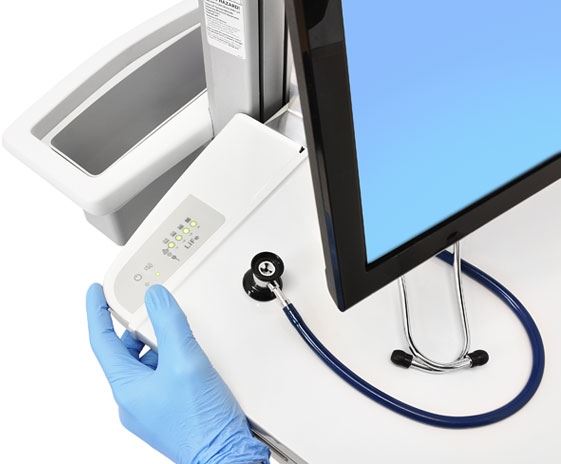 Ergotron SV42-6202-2 StyleView EMR Cart with…