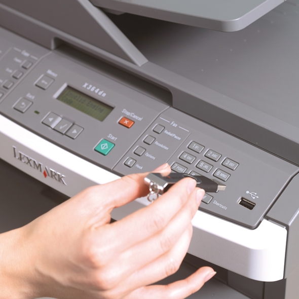 Impresora Lexmark X364dn Dúplex Multifunción Láser monocromo 4 en 1