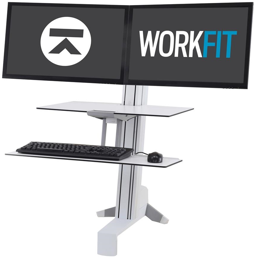 Ergotron 33-349-211 WorkFit-S Dual Workstati…