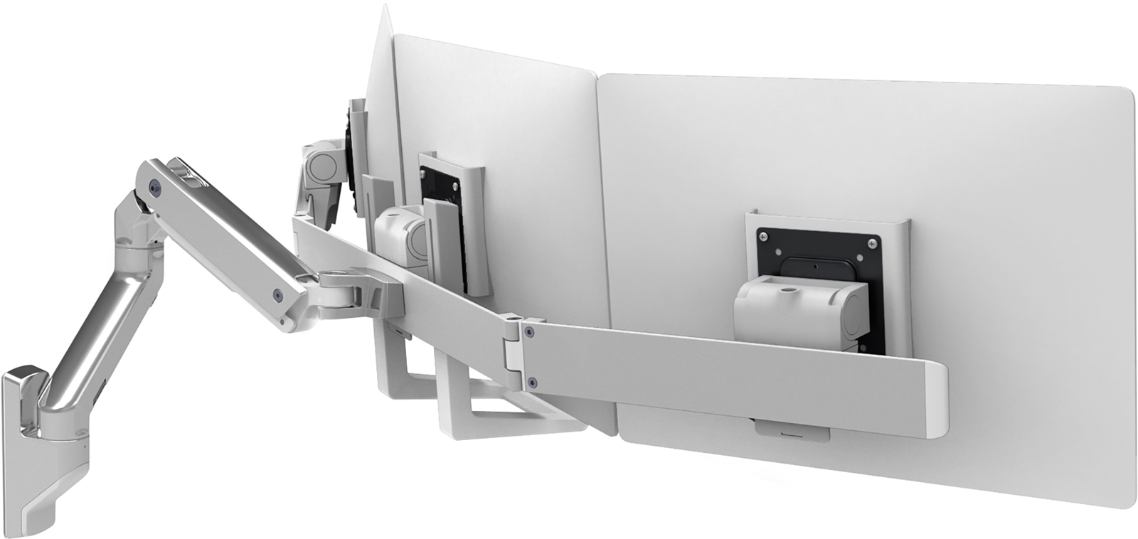 Ergotron 98-009-216 HX Triple Monitor Bow Ki…
