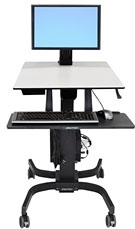 Ergotron 24-215-085 WorkFit-C Single LD Sit-…